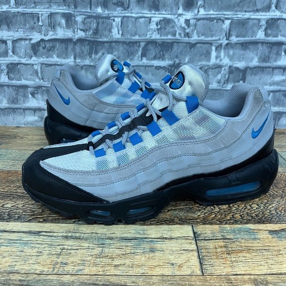 Nike | Shoes | Nike Air Max 95 Laser Blue 220 Grey Black White